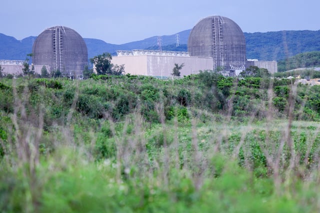 Maanshan Nuclear Power Plant stands, ahead of a referendum on whether to restart the closed facility, in Pingtung, Taiwan August 20, 2025. REUTERS/Ann Wang/File Photo