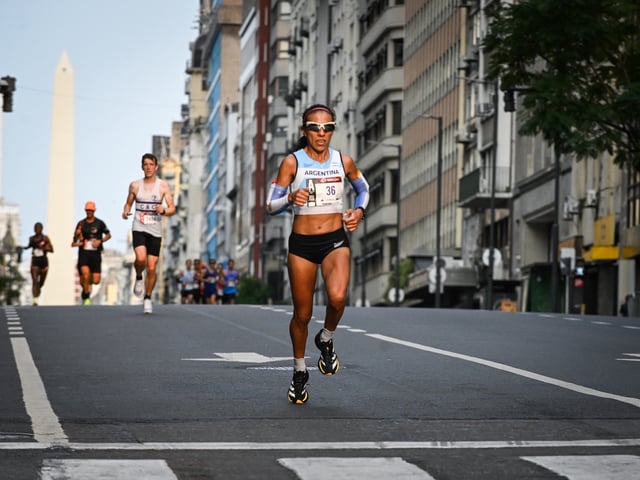 Maratón 42k de Buenos Aires. Foto: Mariana Nedelcu