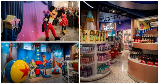La primera boutique oficial Disney Store llega a México. Fotos: Cortesía Disney