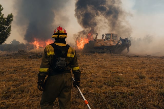 Spaniens Feuerwehr ist technologisch längst nicht auf dem neuesten Stand