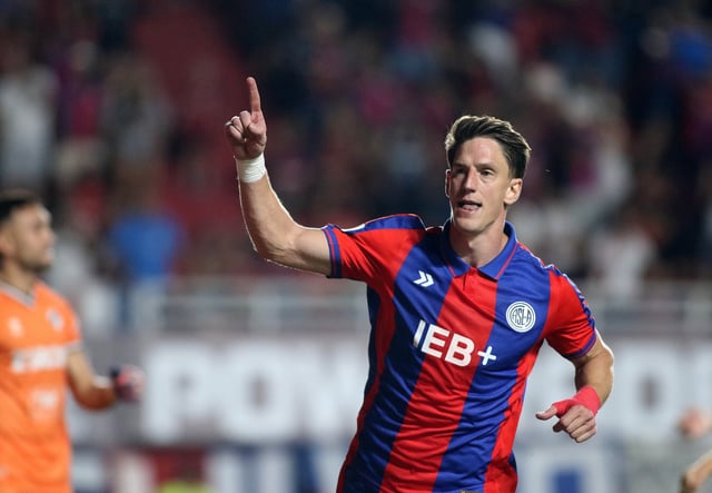 Andrés Vombergar es el 9 titular indiscutido de San Lorenzo; el esloveno será parte del once inicial ante Instituto