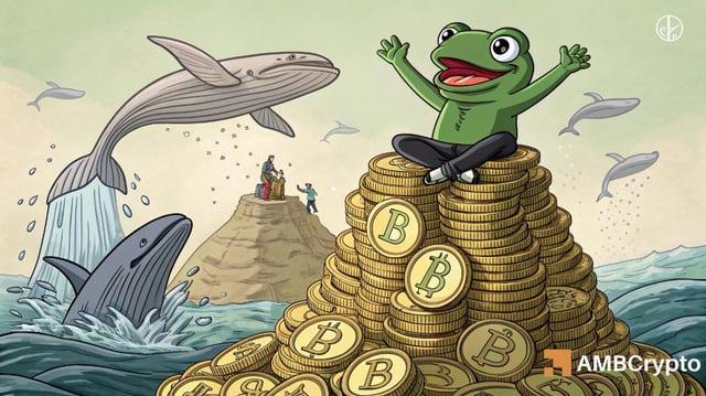 PEPE in the green as whales load: The market watches for next moves