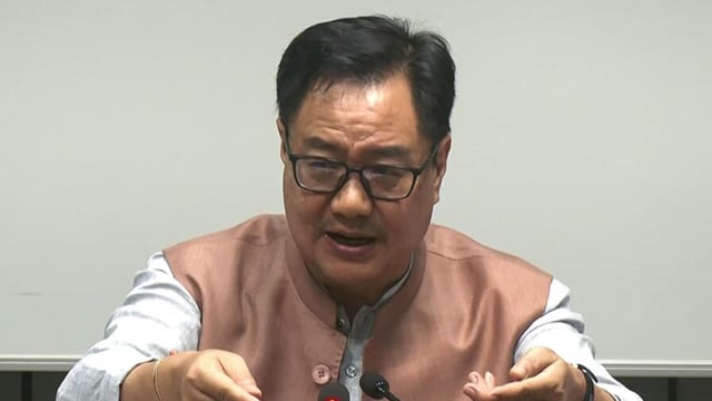 Rijiju alleged that Congress does not have any interest in parliamentary discussions.