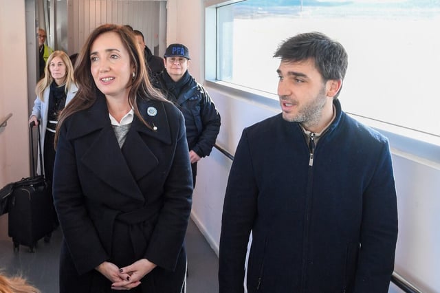 Villarruel en Chubut junto a Ignacio torres (Victoria Villarruel en X).