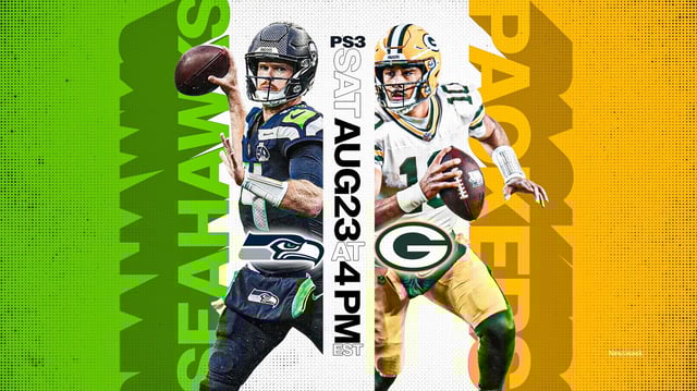 Seahawks vs Packers - NFL Preseason Week 3