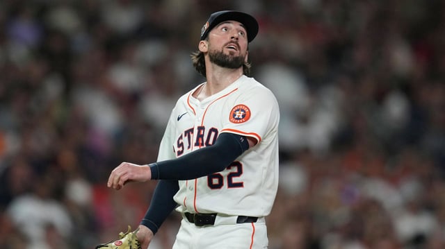 An MRI showed that Astros relief pitcher Bennett Sousa has a “low-grade elbow flexor/pronator” strain.