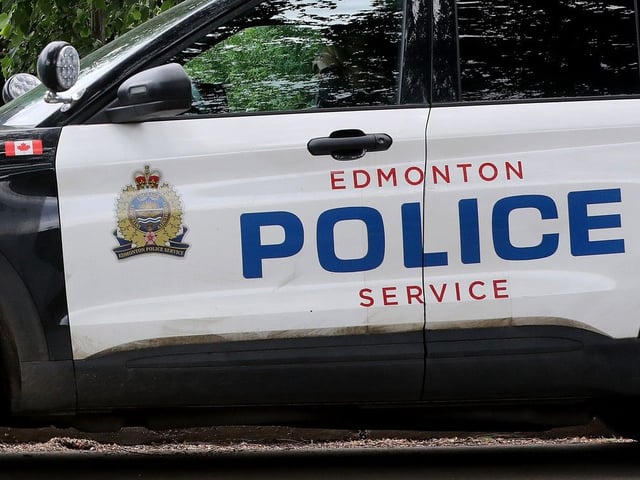 Edmonton Police vehicle.
