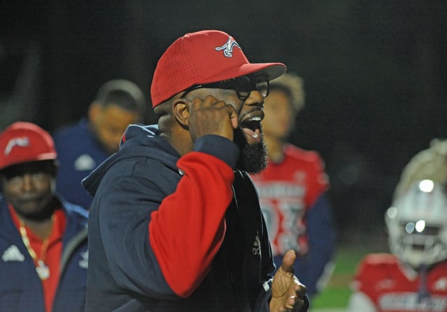 Chaminade-Madonna football coach Dameon Jones. (Gary Curreri/Contributor file photo)