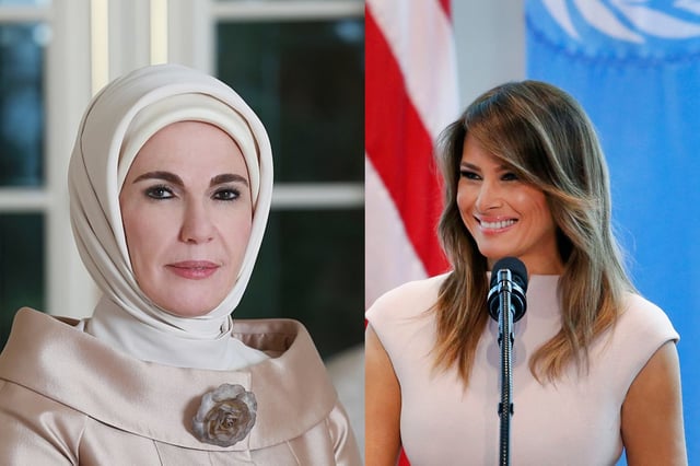 “Primera dama de Turquía exige la misma compasión para Gaza que Melania mostró a Ucrania