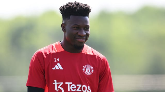 Manchester United Training Session And Press Conference - UEFA Europa League Final 2025