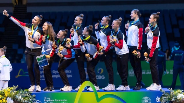 Deutsche Sportgymnastinnen holen Gold im Teamwettbewerb