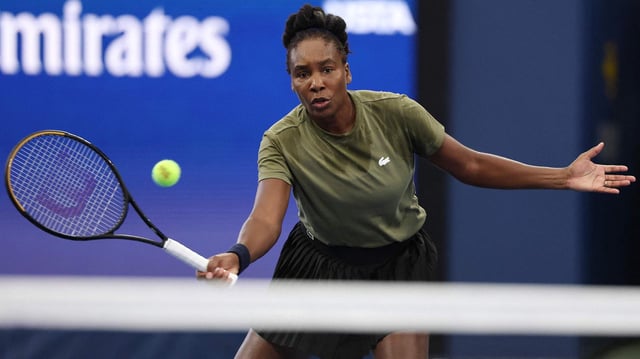 Venus Williams im Training bei den US Open