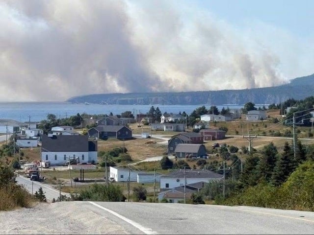 The Kingston fire that ignited in Conception Bay North on Aug. 3 continues to be out of control as of Saturday, Aug. 23.
