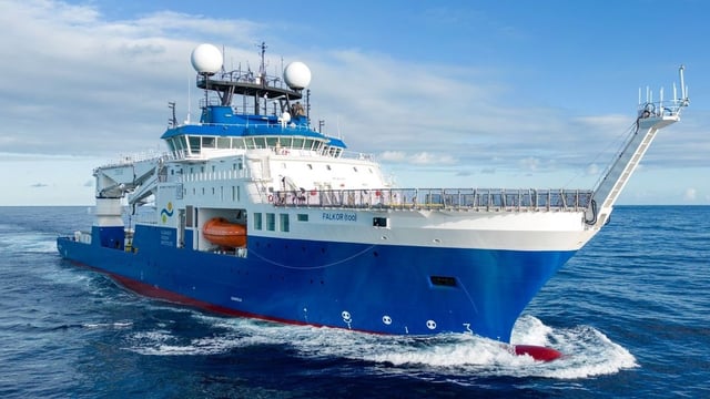 
         Streaming científico. El buque Falkor (too) inició la expedición “Viaje a lo desconocido”, ahora en aguas uruguayas. 