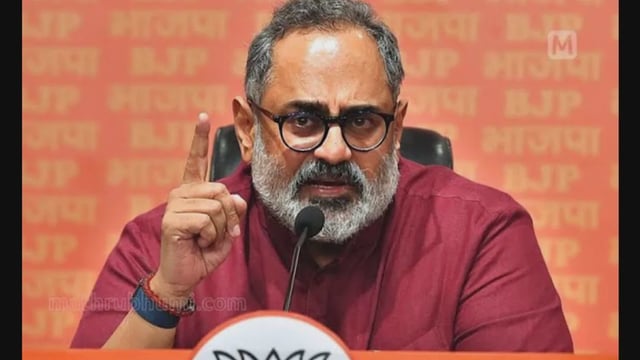 Kerala BJP President Rajiv Chandrasekhar (photo:X)