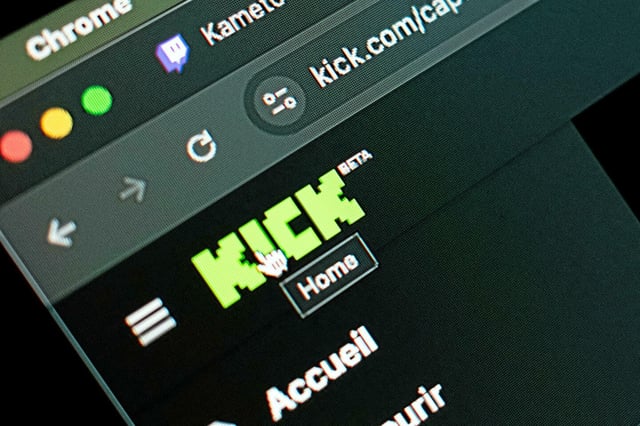 La plateforme Kick. (image d'illustration) 
