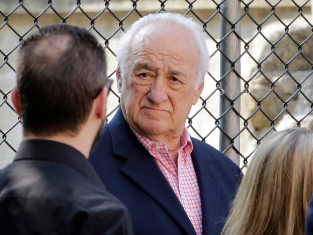 FILE - Actor Jerry Adler arrives for the funeral service of James Gandolfini, star of "The Sopranos," in New York's the Cathedral Church of Saint John the Divine, Thursday, June 27, 2013. (AP Photo/Richard Drew, file)