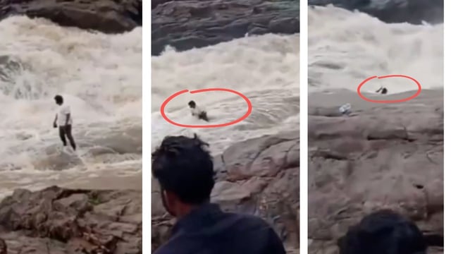 Odisha YouTuber swept away by strong current at Duduma waterfall.