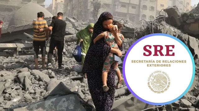 México se suma al llamado de la ONU para permitir ayuda humanitaria en Gaza