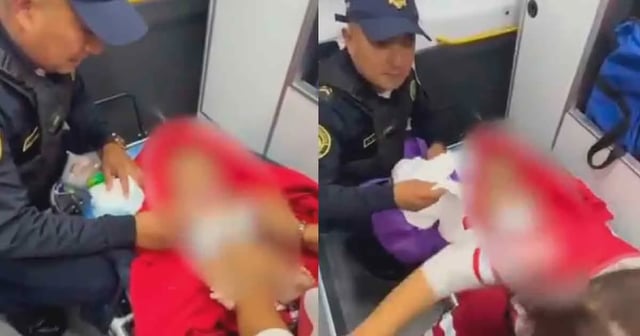 Policías rescatan a bebé abandonado en Miguel Hidalgo