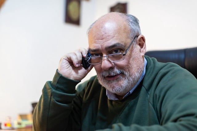 Ricardo Colombi, candidato a gobernador de Corrientes y tres veces mandatario de la provincia, en la entrevista con LA NACION