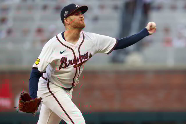 Jul 2, 2025; Atlanta, Georgia, USA; Atlanta Braves relief pitcher Aaron Bummer (49) throws against the Los Angeles Angels in the fourth inning at Truist Park. Mandatory Credit: Brett Davis-Imagn Images/File photo