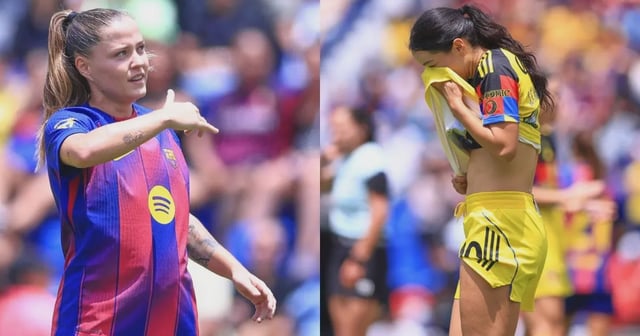 En el primer partidos de Barcelona en México, le ganó 2(4)-(3)2 a las Estrellas de la Liga MX Femenil.