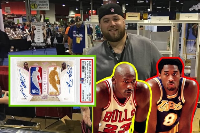 Tarjeta coleccionable de Jordan y Bryant rompe récords.