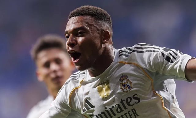 Derrota Real Madrid a Real Oviedo con doblete de Mbappé