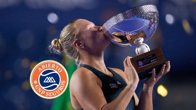 Campeona del Abierto de Tenis de Monterrey 2025