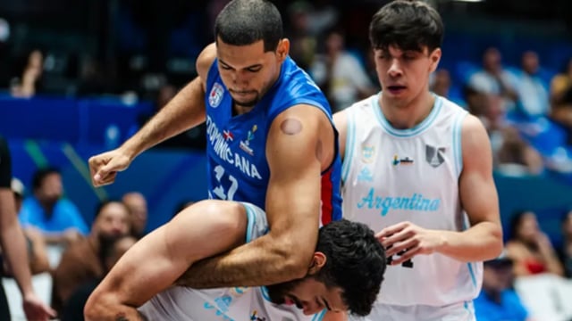 Incidentes en la FIBA AmeriCup 2025 de básquet. . Gentileza de FIBA Américas