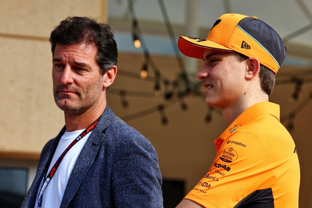 Oscar Piastri has praised Mark Webber's advice in his championship battle with Lando Norris. Image: XPB Images