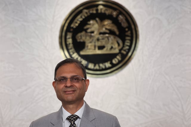 Reserve Bank of India (RBI) Governor Sanjay Malhotra arrives at a press conference in Mumbai, India, June 6, 2025. REUTERS/Francis Mascarenhas/ File Photo