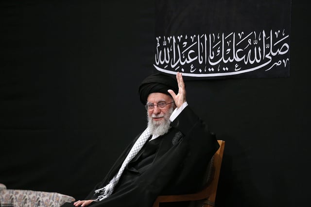 In this photo released by the official website of the Supreme Leader's Office on Thursday, June 26, 2025, Iranian Supreme Leader Ayatollah Ali Khamenei appears among his supporters for the first time since the Iran-Israel war, in Tehran, Iran.