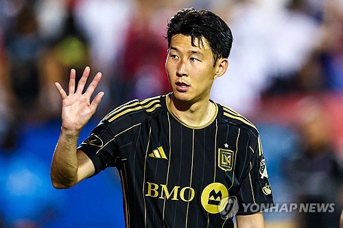 This Reuters' photo shows South Korean football star Son Heung-min. (Yonhap)