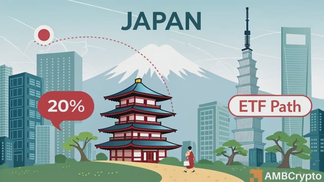 Japan plans major crypto overhaul with flat 20% tax, pathway to ETFs