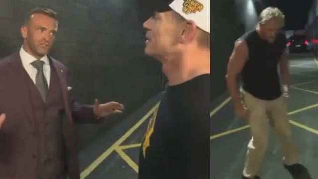 NIck Aldis, John Cena and Logan Paul | Image: X/@left2reigns
