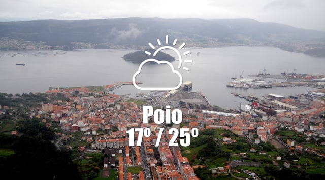 El tiempo en Poio: previsión meteorológica para hoy, lunes 25 de agosto