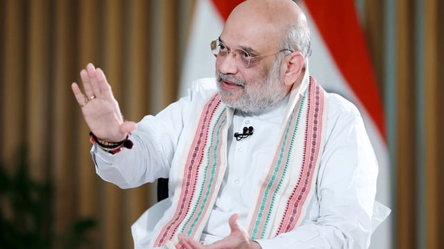 Union Home Minister Amit Shah speaks during an interview with ANI in New Delhi on Monday | ANI