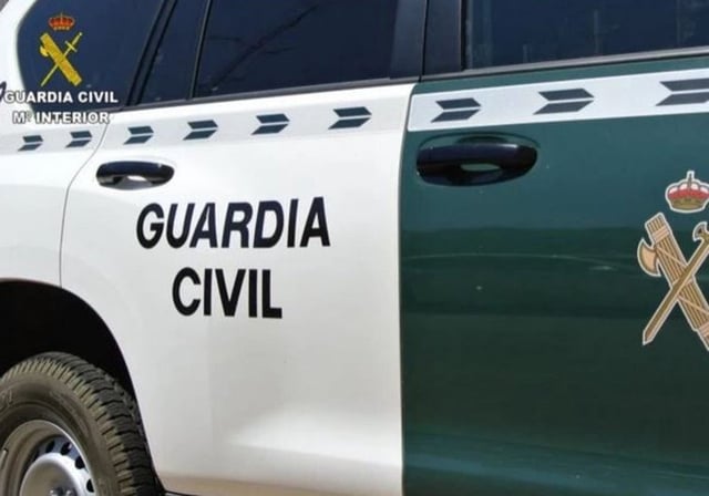 Un vehículo de la Guardia Civil