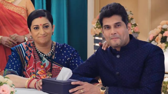 Smriti Irani and Amar Upadhyay in Kyunki Saas Bhi Kabhi Bahu Thi