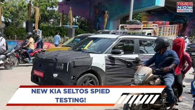 New Kia Seltos Spied In India