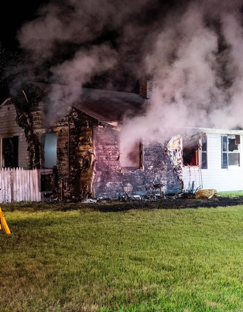 One person is dead following a house fire in Southington. (Courtesy of the Southington Fire Department)