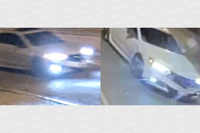 The suspect vehicle investigators are trying to identify.