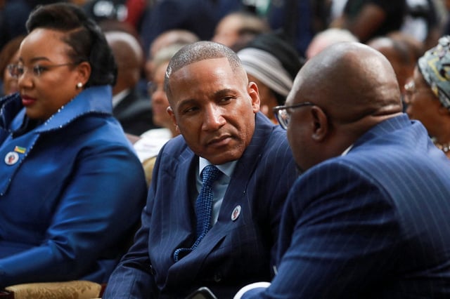 Botswana's President Duma Gideon Boko attends the inauguration of Namibia's first female President, Netumbo Nandi-Ndaitwah at the State House in Windhoek, Namibia, March 21, 2025. REUTERS/Stringer/File Photo