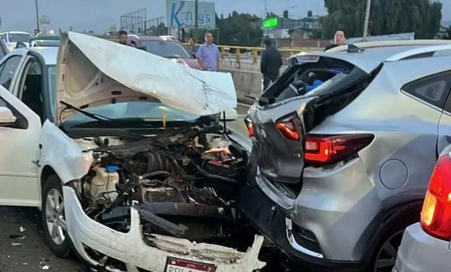 Carambola en la salida a Quiroga de Morelia deja 2 lesionados