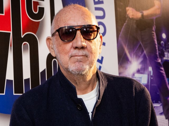 Pete Townshend attends the announcement of The Who's 'The Song is Over - North American Farewell Tour' at the Iconic Gallery on May 08, 2025 in London, England