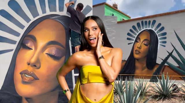 Priscila Valverde ya tiene su propio mural en Jalisco tras ser una de las favoritas de La Casa de los Famosos México.