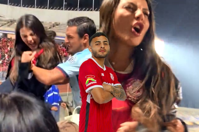 Cuñada de Alexis Vega fue retirada del Estadio Ciudad Universitaria tras un altercado con seguidores del Cruz Azul. (Foto: Especial GH)