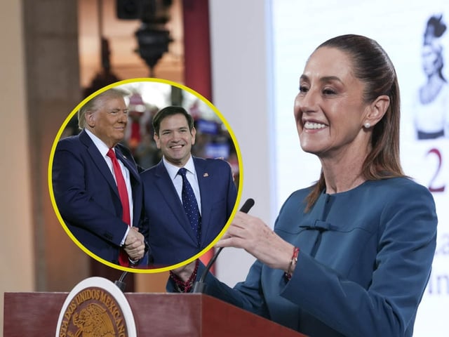 Sheinbaum confirma: “Muy probable” que Marco Rubio visite México en septiembre. | Crédito: Presidencia/AP